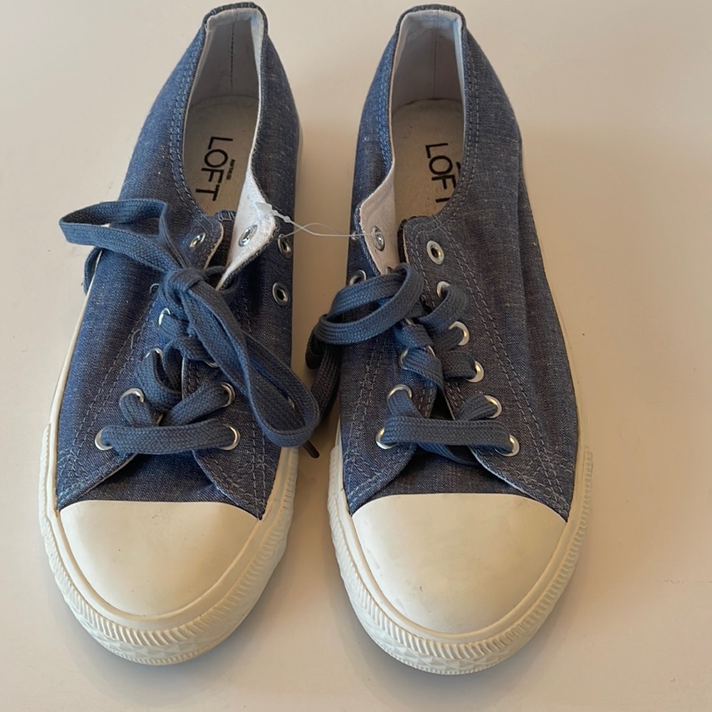 Loft denim sneakers
